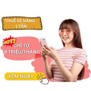 Cho thuê xe nâng 1 tấn