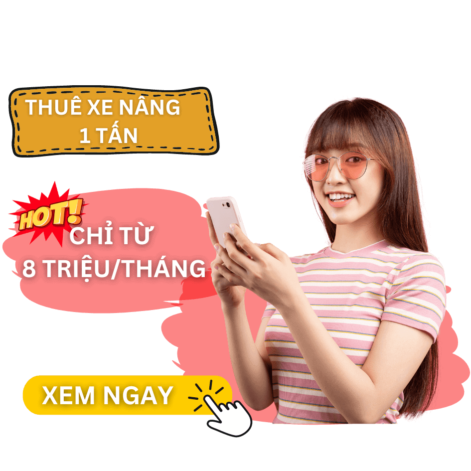 Cho thuê xe nâng 1 tấn
