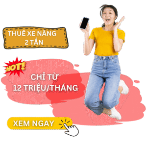 Cho thuê xe nâng 2 tấn