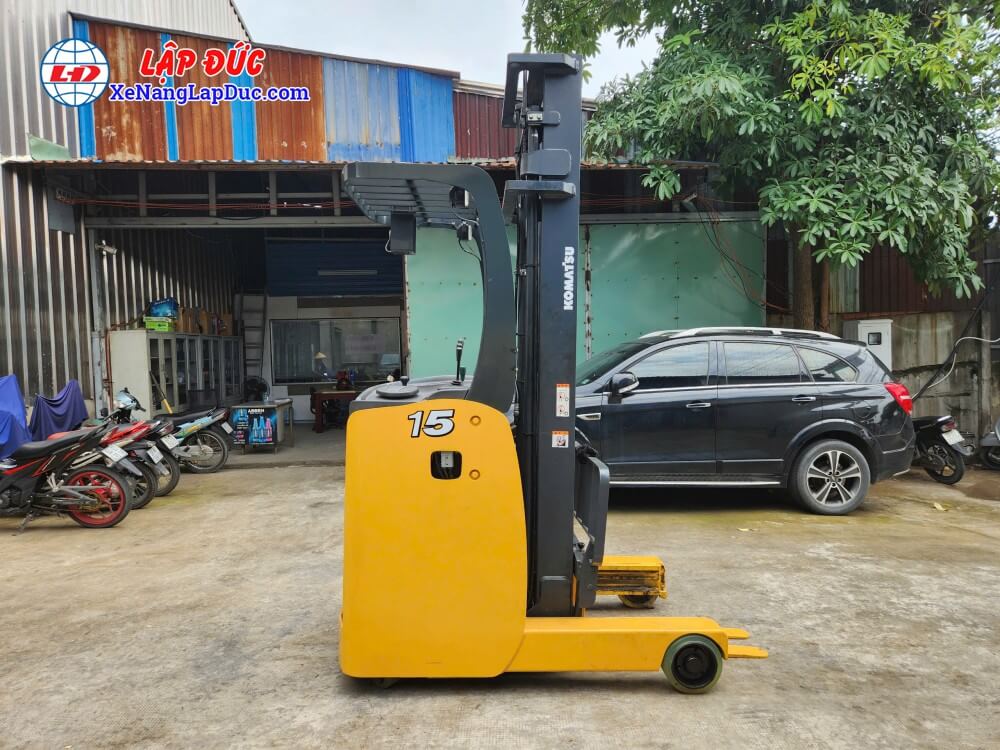 Xe Nâng Điện Đứng Lái KOMATSU FB15RL-14 dùng Pin Lithium