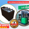 Pin Lithium xe nâng điện 2.5 tấn đứng lái