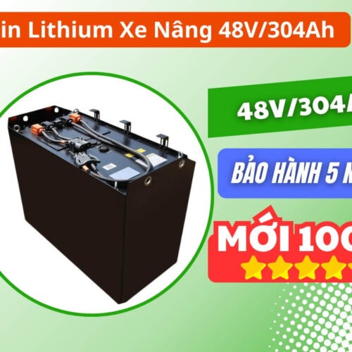 Pin Lithium xe nâng 48V 304Ah