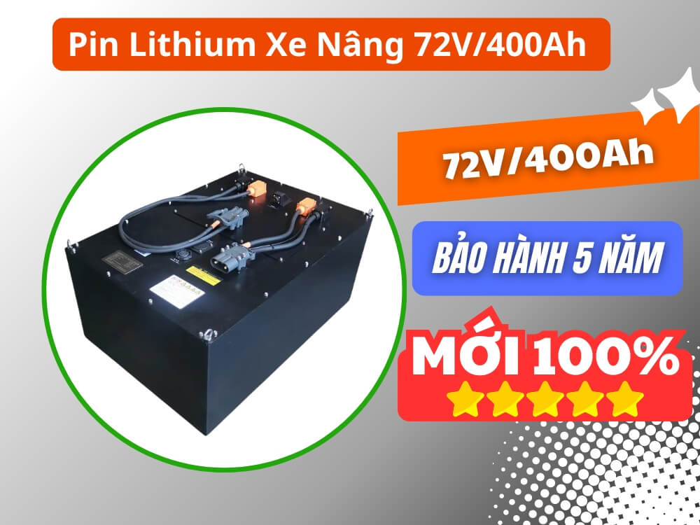 Pin Lithium xe nâng 72V 400Ah Pin Lithium xe nâng 72V 400Ah