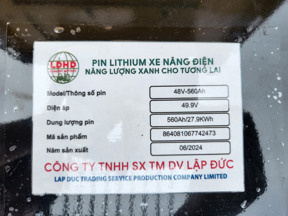 Pin Lithium xe nâng điện ngồi lái (5)