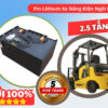 Pin Lithium xe nâng điện 2.5 tấn ngồi lái