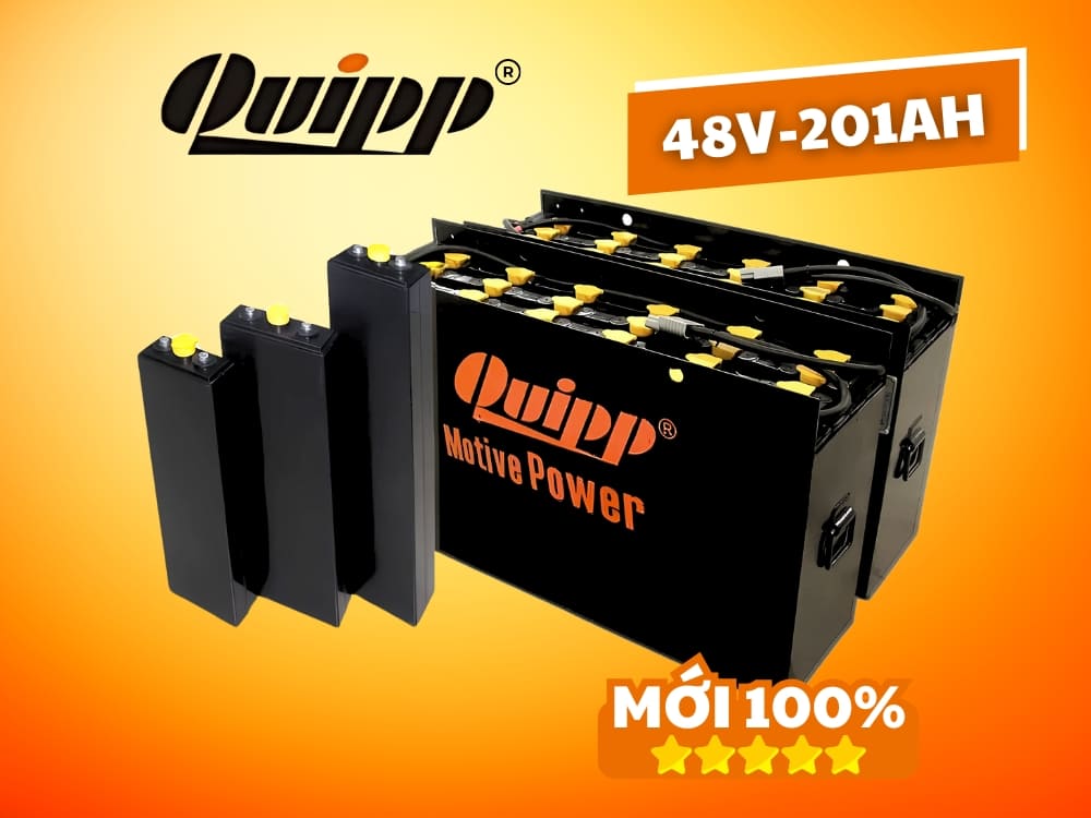 Bình điện xe nâng Quipp 48V 201Ah 7BS210