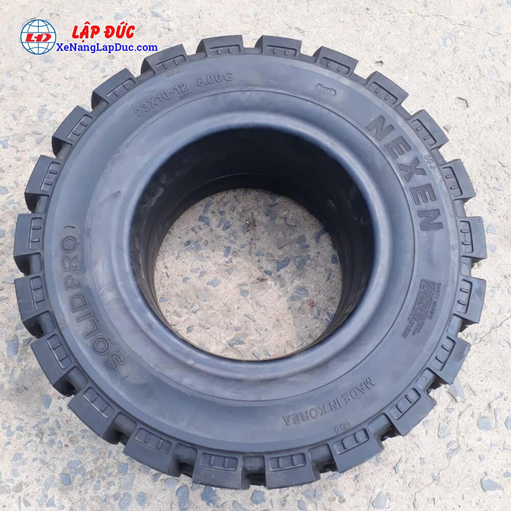 Lốp đặc 23x10-12 Nexen SOLIDPRO Hàn Quốc Lốp đặc 23x10-12 Nexen SOLIDPRO Hàn Quốc