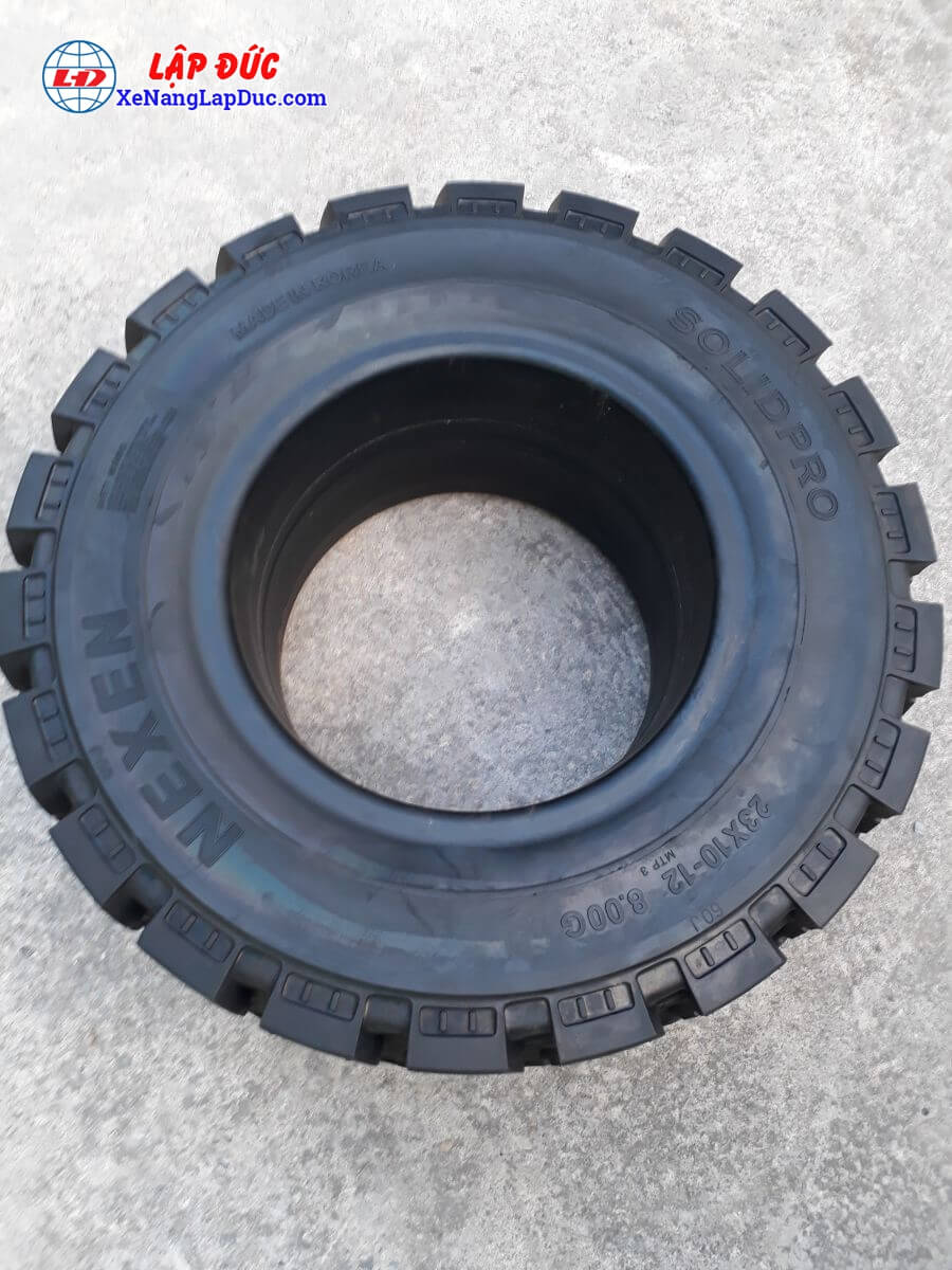 Lốp đặc 23x10-12 Nexen SOLIDPRO Hàn Quốc Lốp đặc 23x10-12 Nexen SOLIDPRO Hàn Quốc