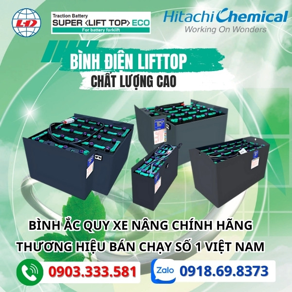 Bình điện xe nâng LIFTTOP