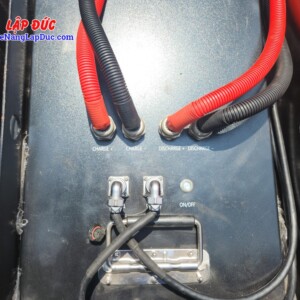 Xe nâng điện đứng lái Toyota 7FBR15 Pin Lithium 12