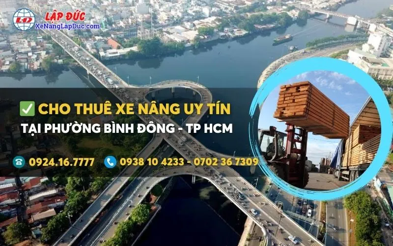 Cho thuê xe nâng điện tại Phường Bình Đông giá rẻ ✔️⭐️