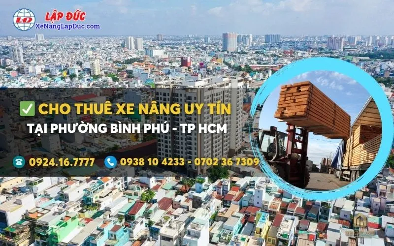 Cho thuê xe nâng điện tại Phường Bình Phú giá rẻ ✔️⭐️