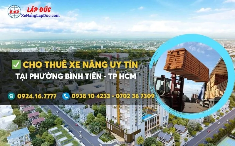 Cho thuê xe nâng điện tại Phường Bình Tiên giá rẻ ✔️⭐️