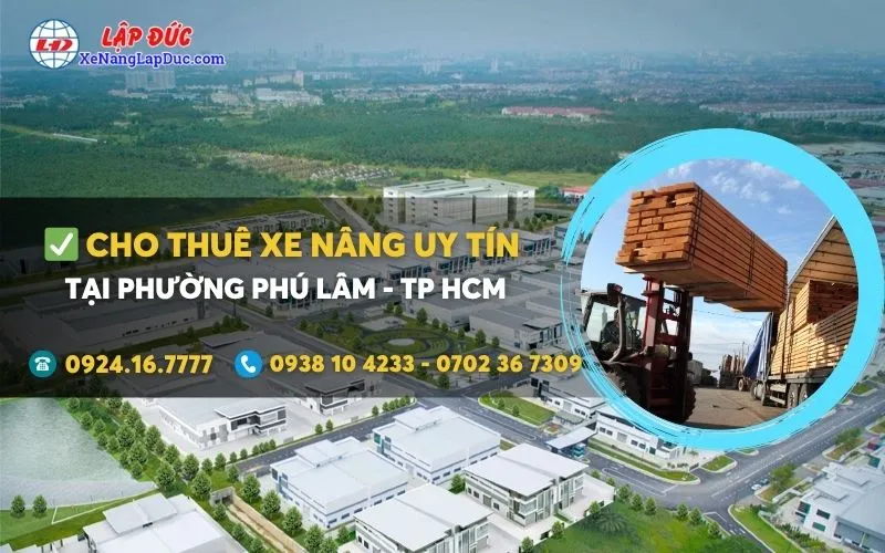 Cho thuê xe nâng điện tại Phường Phú Lâm giá rẻ ✔️⭐️