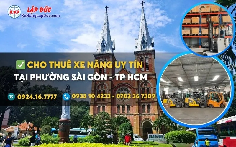 Cho thuê xe nâng điện tại Phường Sài Gòn giá rẻ ✔️⭐️