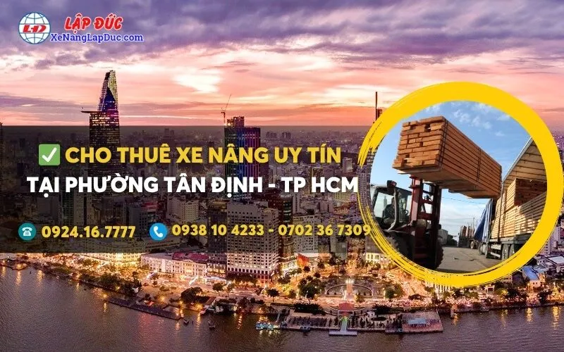 Cho thuê xe nâng điện tại Phường Tân Định giá rẻ ✔️⭐️