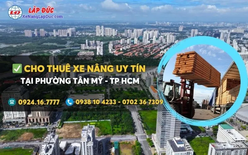 Cho thuê xe nâng điện tại Phường Tân Mỹ giá rẻ ✔️⭐️