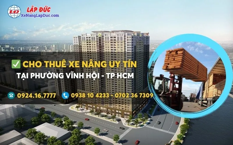 Cho thuê xe nâng điện tại Phường Vĩnh Hội giá rẻ ✔️⭐️