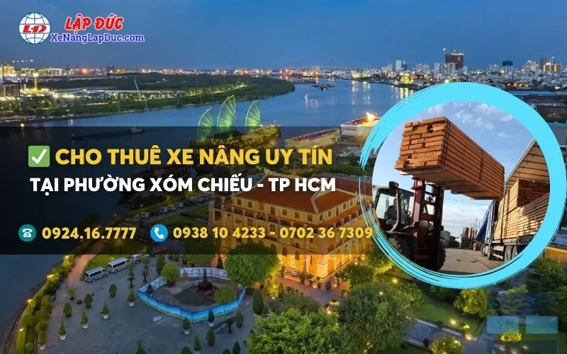 Cho thuê xe nâng điện tại Phường Xóm Chiếu giá rẻ ✔️⭐️
