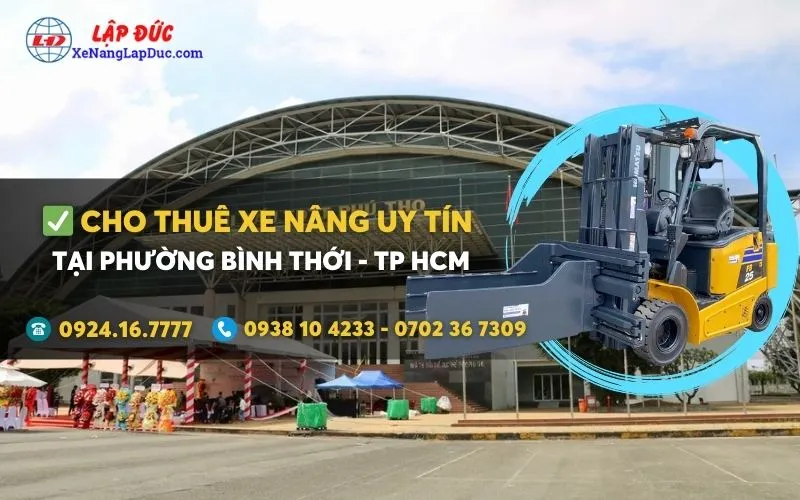 Cho thuê xe nâng điện tại Phường Bình Thới giá rẻ ✔️⭐️