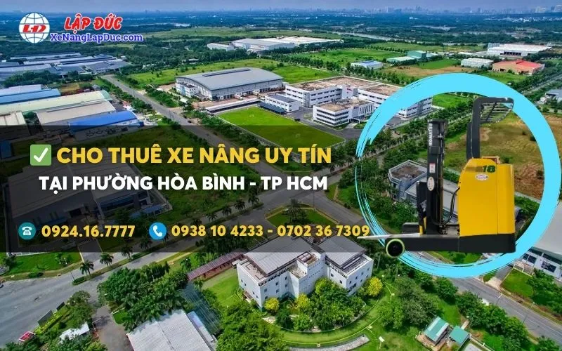 Cho thuê xe nâng điện tại Phường Hòa Bình giá rẻ ✔️⭐️