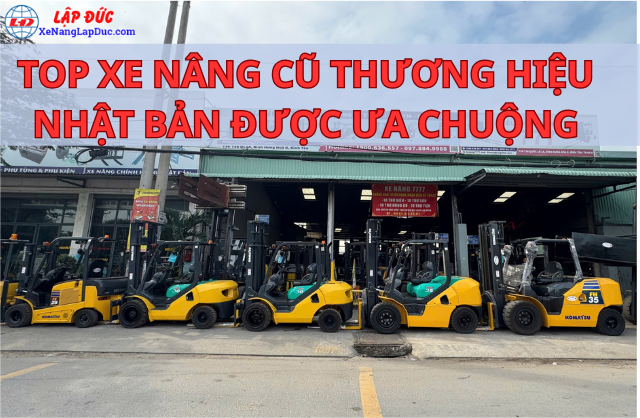 Xe Nâng Cũ thương hiệu Nhật Bản
