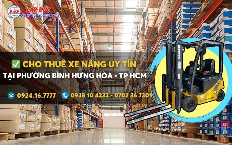 Cho thuê xe nâng điện tại Phường Bình Hưng Hòa giá rẻ ✔️⭐️
