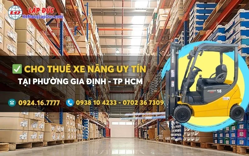 Cho thuê xe nâng điện tại Phường Gia Định giá rẻ ✔️⭐️