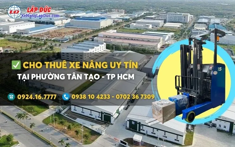 Cho thuê xe nâng điện tại Phường Tân Tạo giá rẻ ✔️⭐️
