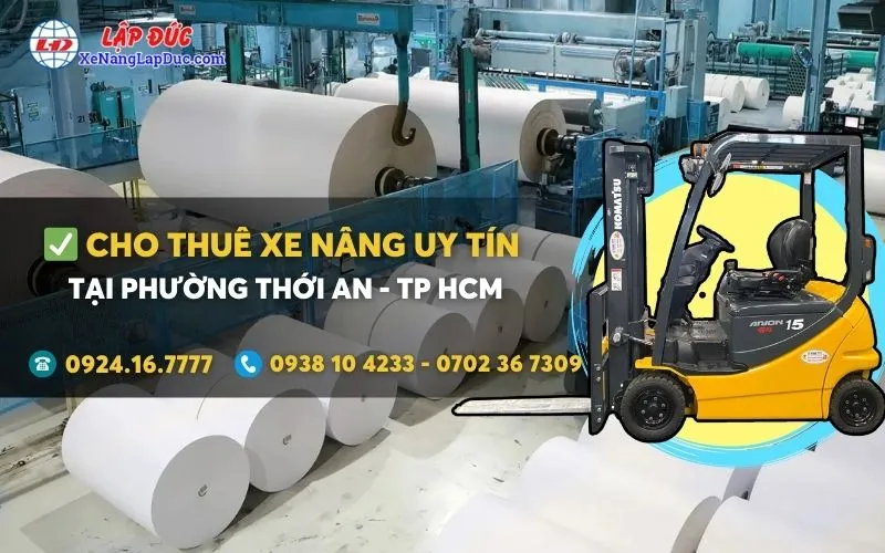 Cho thuê xe nâng điện tại Phường Thới An giá rẻ ✔️⭐️
