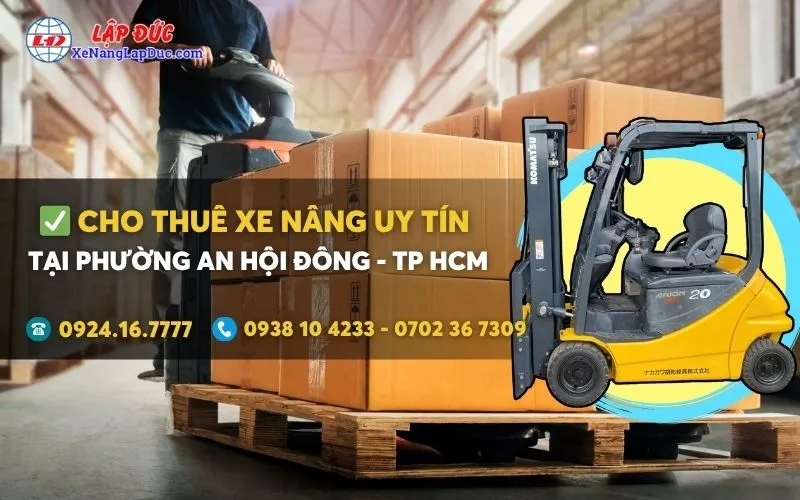 Cho thuê xe nâng điện tại Phường An Hội Đông giá rẻ ✔️⭐️