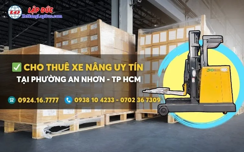 Cho thuê xe nâng điện tại Phường An Nhơn giá rẻ ✔️⭐️