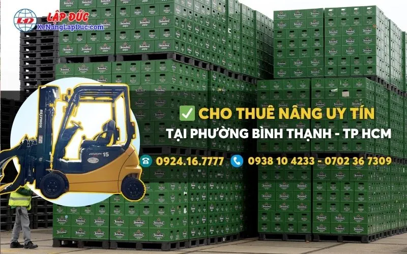 Cho thuê xe nâng điện tại Phường Bình Thạnh giá rẻ ✔️⭐️