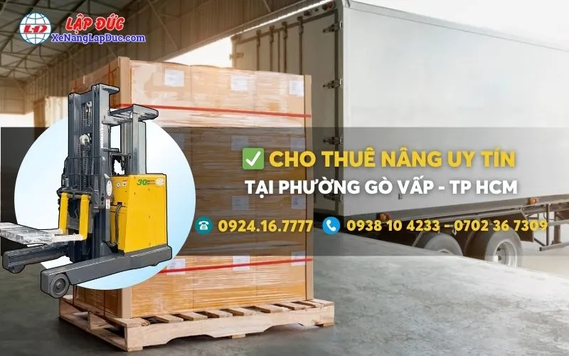 Cho thuê xe nâng điện tại Phường Gò Vấp giá rẻ ✔️⭐️