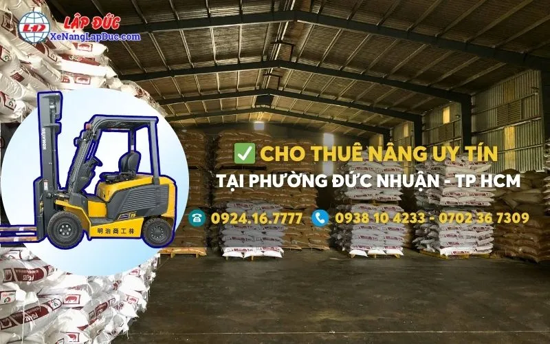 Cho thuê xe nâng điện tại Phường Đức Nhuận giá rẻ ✔️⭐️