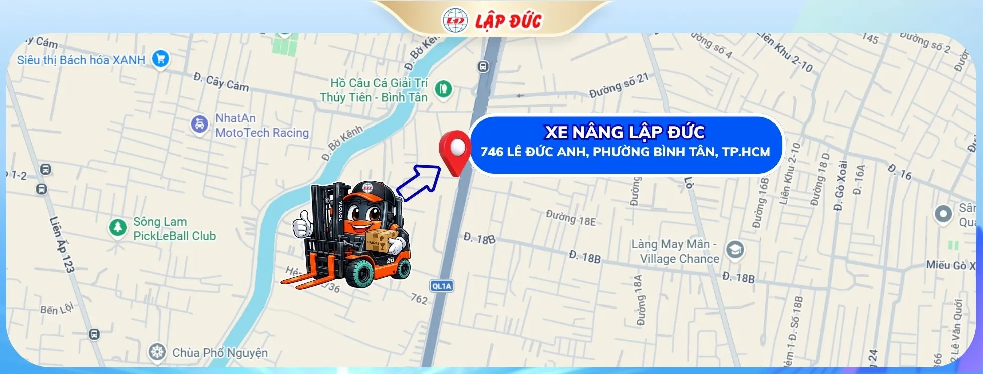 Địa Chỉ Xe Nâng Lập Đức