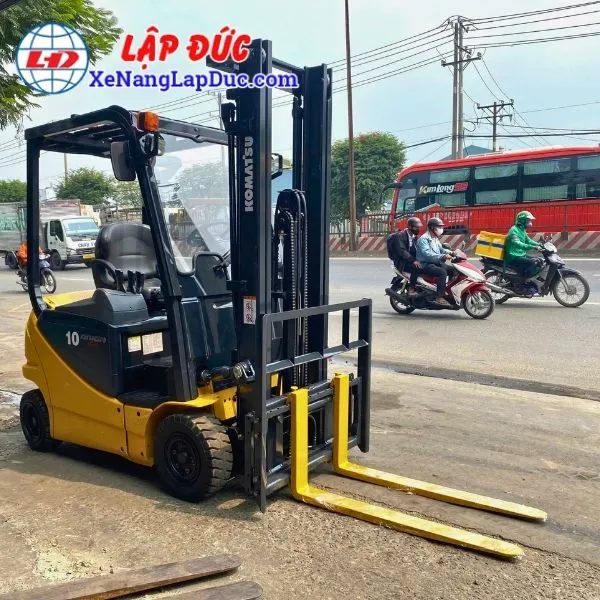 Xe Nâng Điện Ngồi Lái 1 Tấn KOMATSU FB10-12