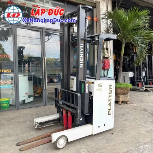 Xe Nâng Điện Đứng Lái 1.5 Tấn NICHIYU FBRM15-85-430